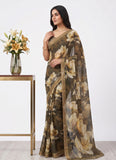 Exclusive Digital Print Soft Siri Chiffon Saree with Blouse