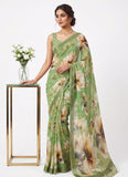 Exclusive Digital Print Soft Siri Chiffon Saree with Blouse