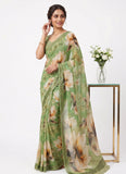 Exclusive Digital Print Soft Siri Chiffon Saree with Blouse