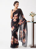 Latest Digital Print Soft Siri Chiffon Saree with Blouse