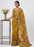 Latest Digital Print Soft Siri Chiffon Saree with Blouse