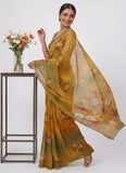 Latest Digital Print Soft Siri Chiffon Saree with Blouse