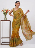 Latest Digital Print Soft Siri Chiffon Saree with Blouse