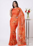Latest Digital Print Soft Siri Chiffon Saree with Blouse