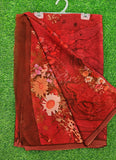 Latest Digital Print Soft Siri Chiffon Shaded Saree with Blouse