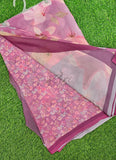 Latest Digital Print Soft Siri Chiffon Shaded Saree with Blouse