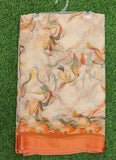 Latest Digital Print Soft Siri Chiffon Shaded Saree with Blouse