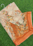 Latest Digital Print Soft Siri Chiffon Shaded Saree with Blouse