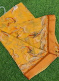 Latest Digital Print Soft Siri Chiffon Shaded Saree with Blouse