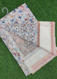Beautiful Digital Print Hakoba Design Georgette Saree