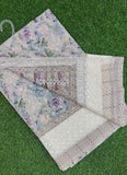 Beautiful Digital Print Hakoba Design Georgette Saree