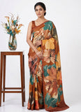 Siri Sarees Premium Digital Print Jacquard Crepe Silk Saree