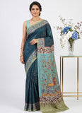 Siri Sarees Premium Digital Print Jacquard Crepe Silk Saree