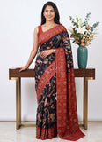 Siri Sarees Premium Digital Print Jacquard Crepe Silk Saree