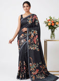 Siri Sarees Premium Digital Print Jacquard Crepe Silk Saree