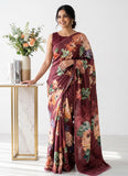 Siri Sarees Premium Digital Print Jacquard Crepe Silk Saree