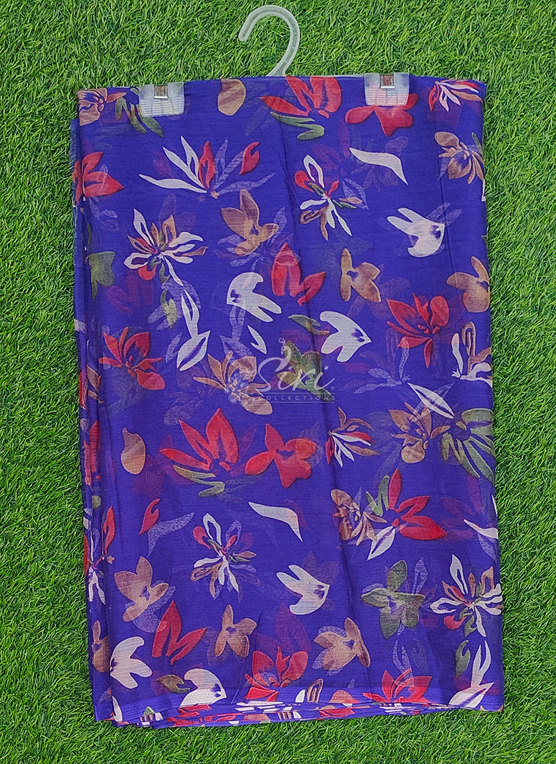 Siri Sarees Beautiful Printed Chiffon Saree