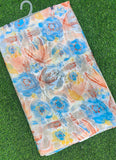 Latest Beautiful Printed Floral Chiffon Saree