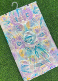 Latest Beautiful Printed Floral Chiffon Saree
