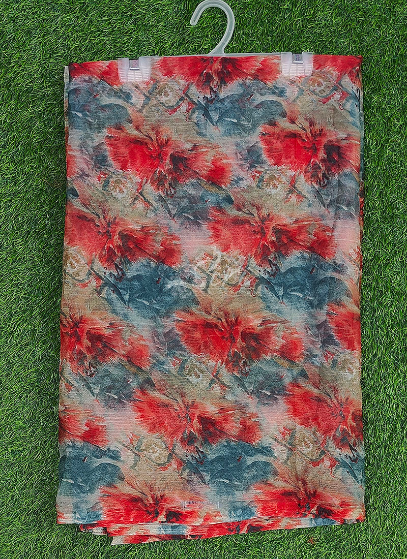 Siri Sarees Beautiful Printed Chiffon Saree