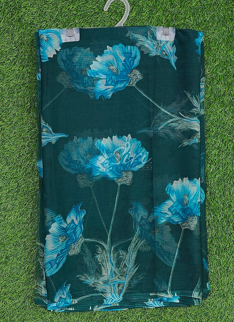 Siri Sarees Beautiful Printed Chiffon Saree