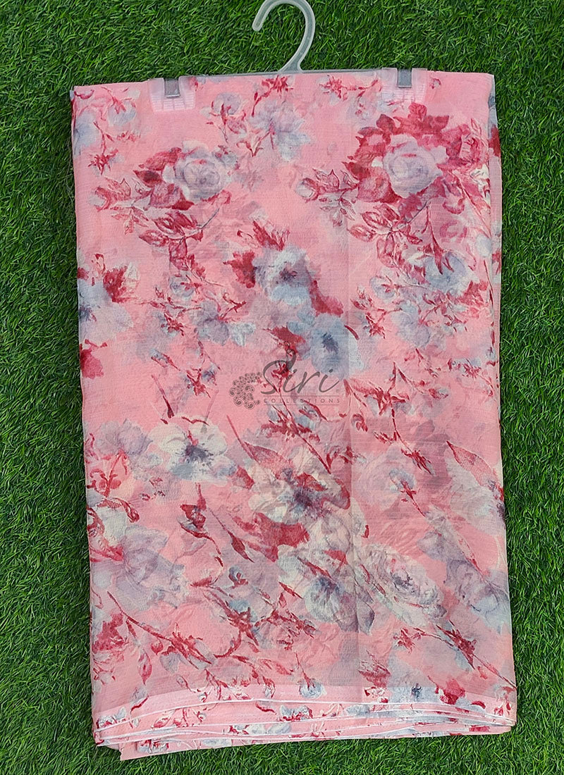 Siri Sarees Beautiful Printed Chiffon Saree