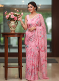 Siri Sarees Beautiful Printed Chiffon Saree