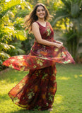 Siri Sarees Beautiful Printed Chiffon Saree
