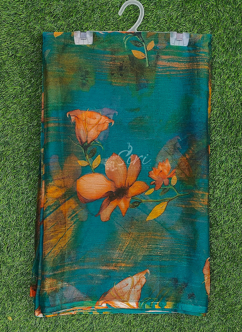 Siri Sarees Beautiful Printed Chiffon Saree