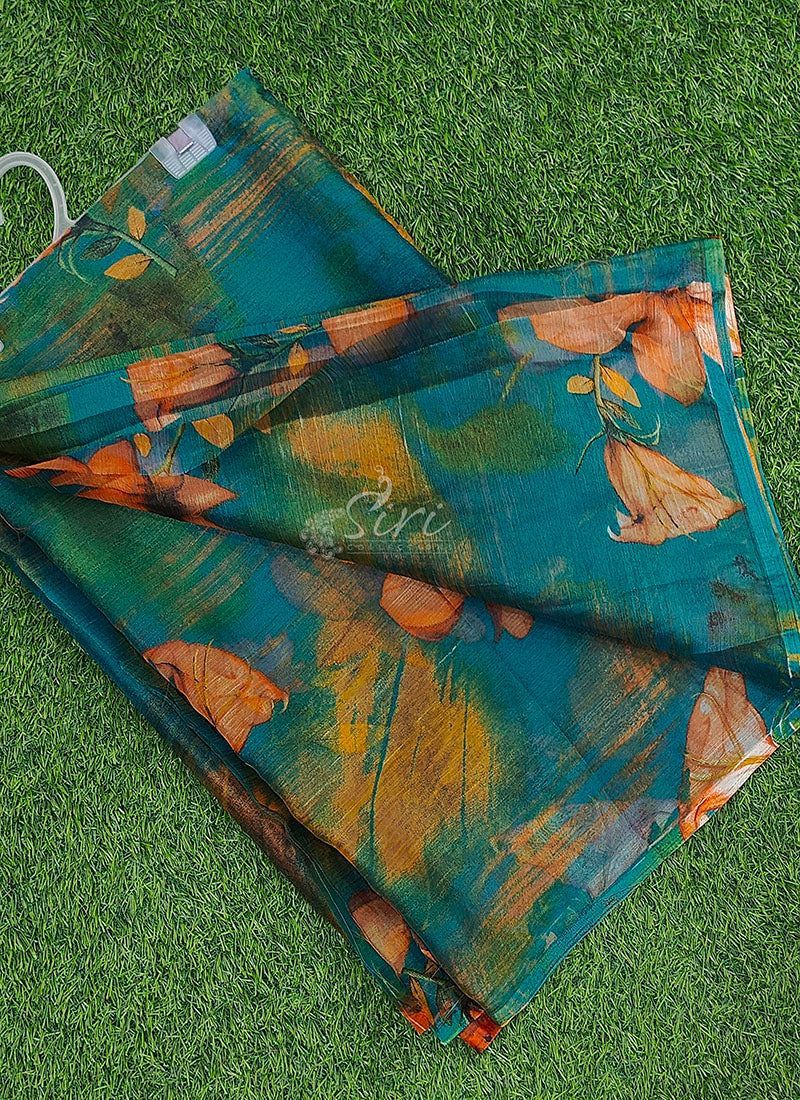 Siri Sarees Beautiful Printed Chiffon Saree