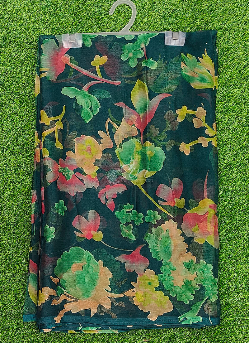 Latest Beautiful Printed Nara Chiffon Saree