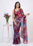 Latest Beautiful Printed Nara Chiffon Saree