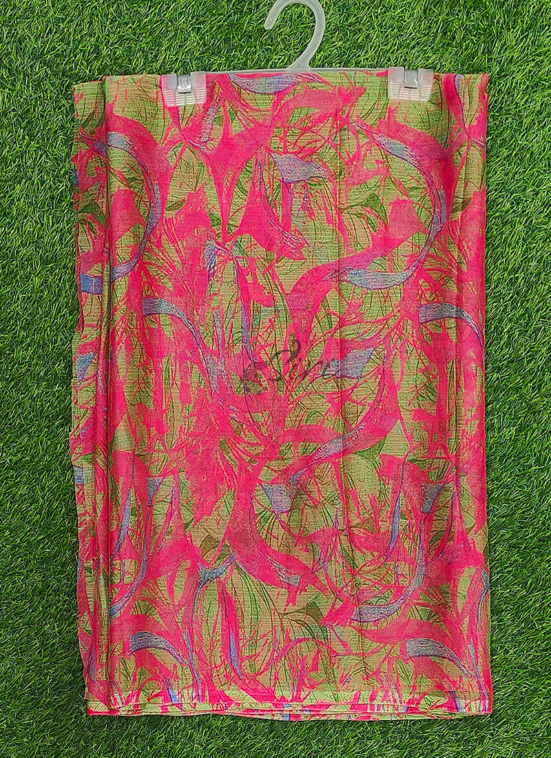 Latest Beautiful Printed Nara Chiffon Saree