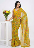 Latest Beautiful Printed Nara Chiffon Saree