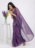 Latest Beautiful Printed Nara Chiffon Saree