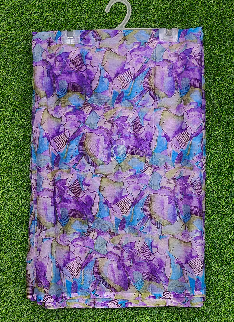 Latest Beautiful Printed Nara Chiffon Saree