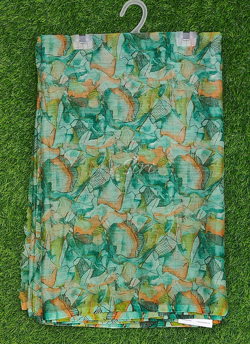 Latest Beautiful Printed Nara Chiffon Saree