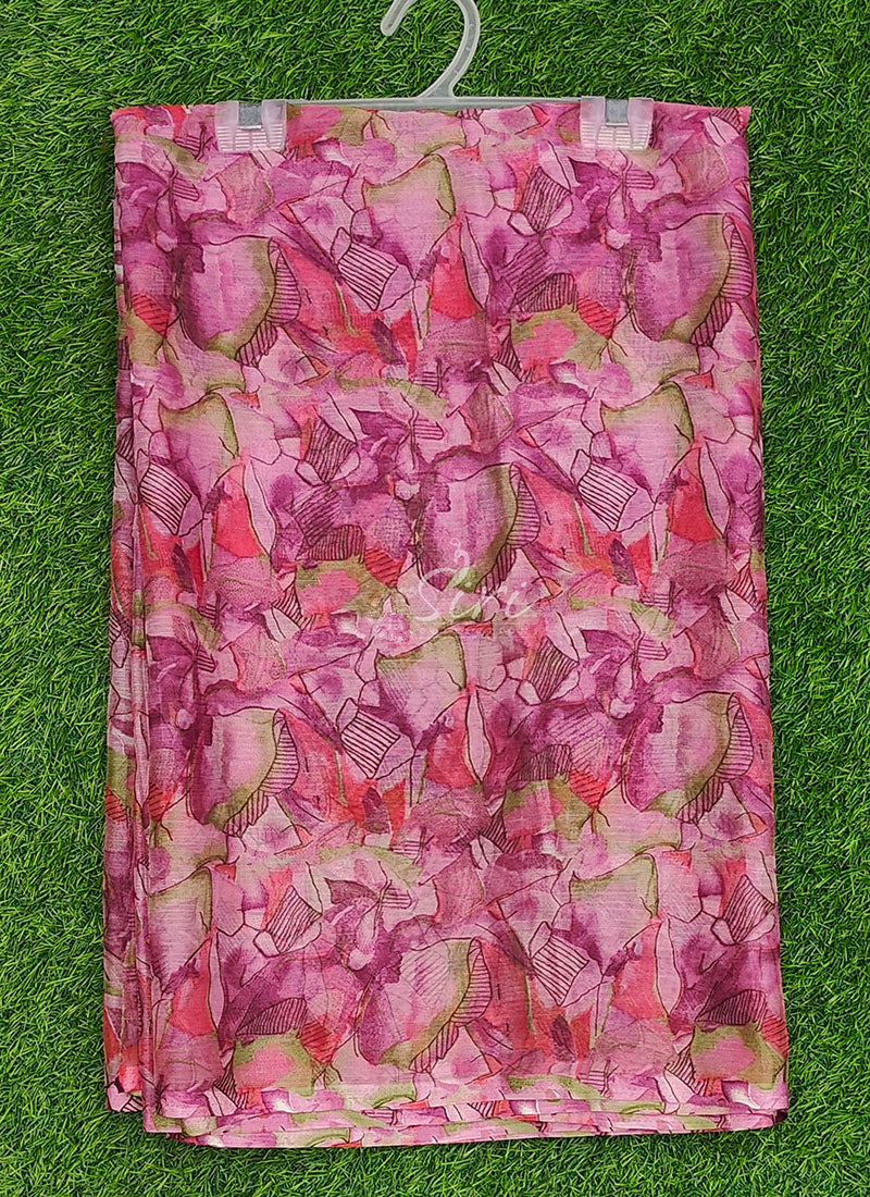 Latest Beautiful Printed Nara Chiffon Saree