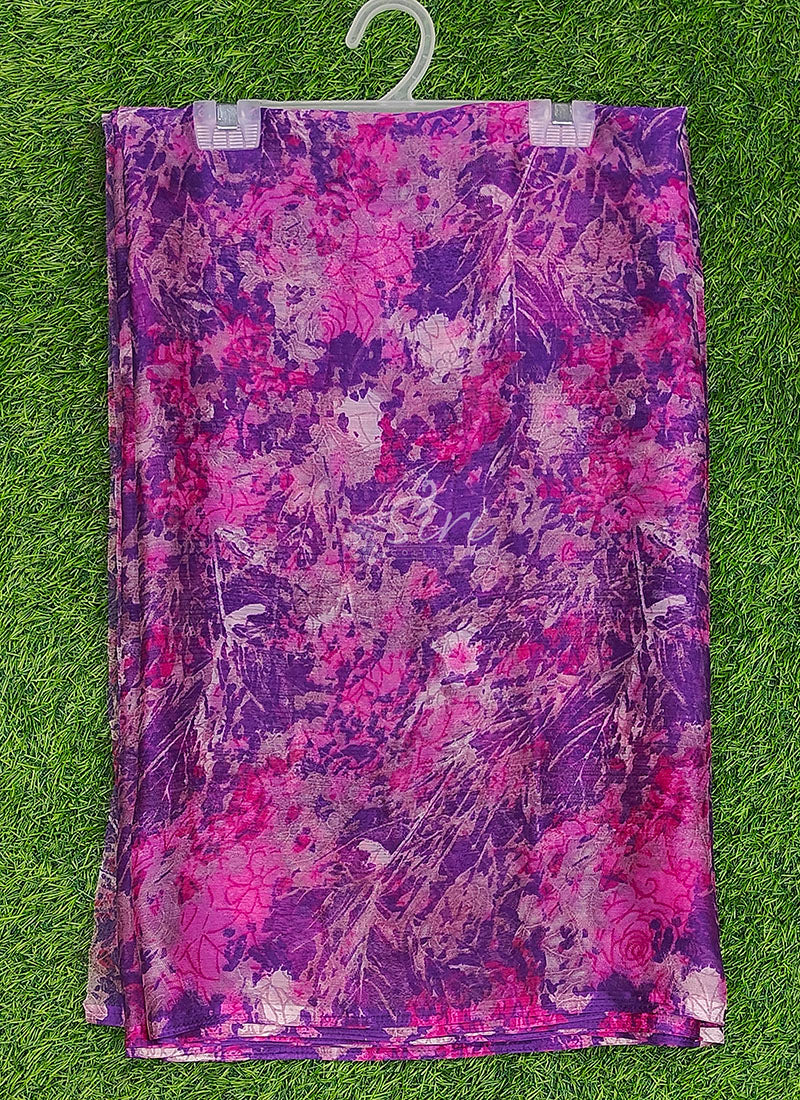 Latest Beautiful Printed Nara Chiffon Saree