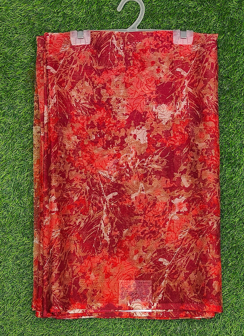 Latest Beautiful Printed Nara Chiffon Saree