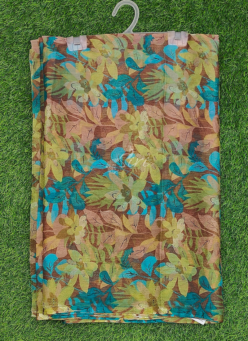 Latest Beautiful Printed Nara Chiffon Saree