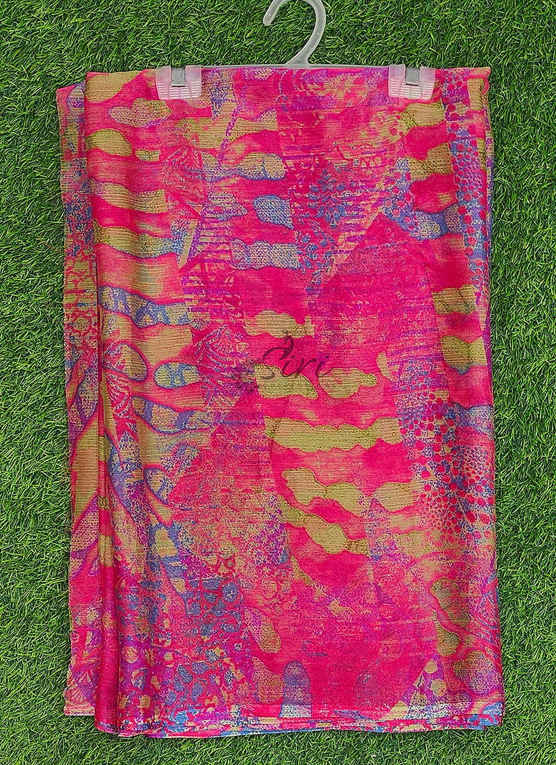 Latest Beautiful Printed Nara Chiffon Saree