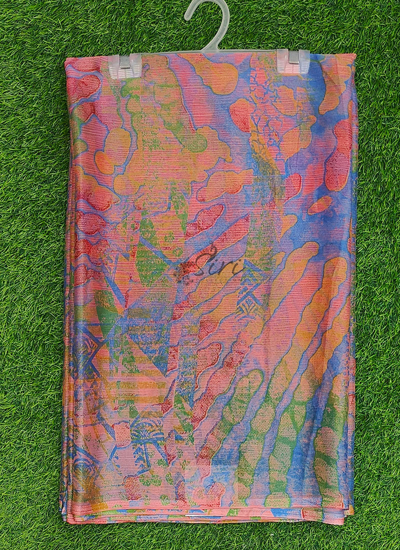 Latest Beautiful Printed Nara Chiffon Saree