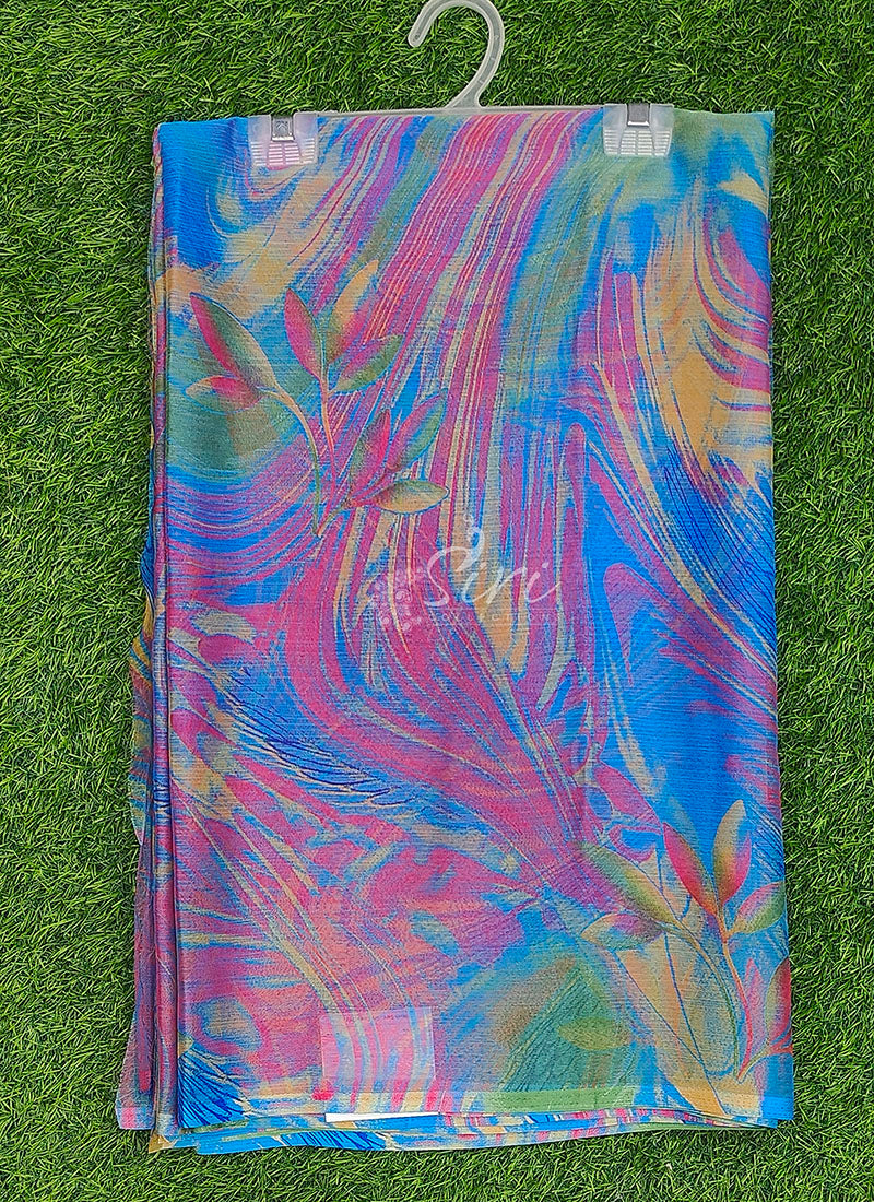 Latest Beautiful Printed Nara Chiffon Saree