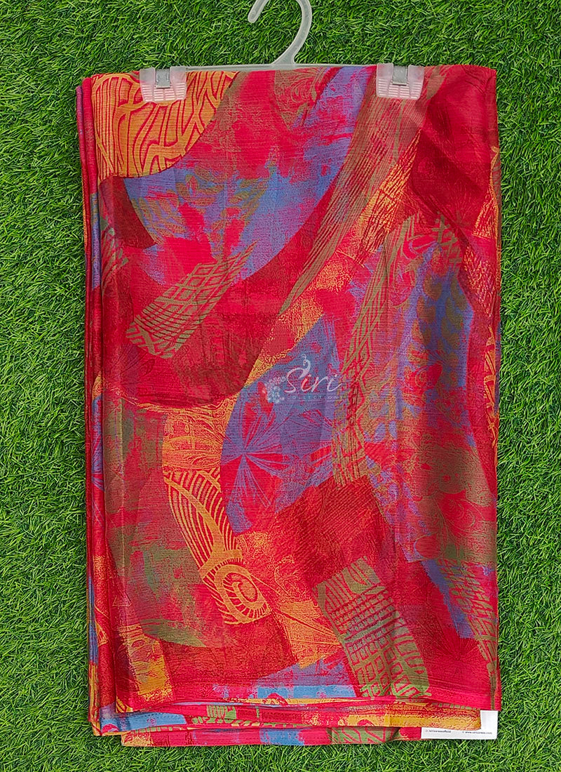 Latest Beautiful Printed Nara Chiffon Saree