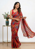 Latest Beautiful Printed Nara Chiffon Saree