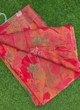 Latest Beautiful Printed Floral Nara Chiffon Saree