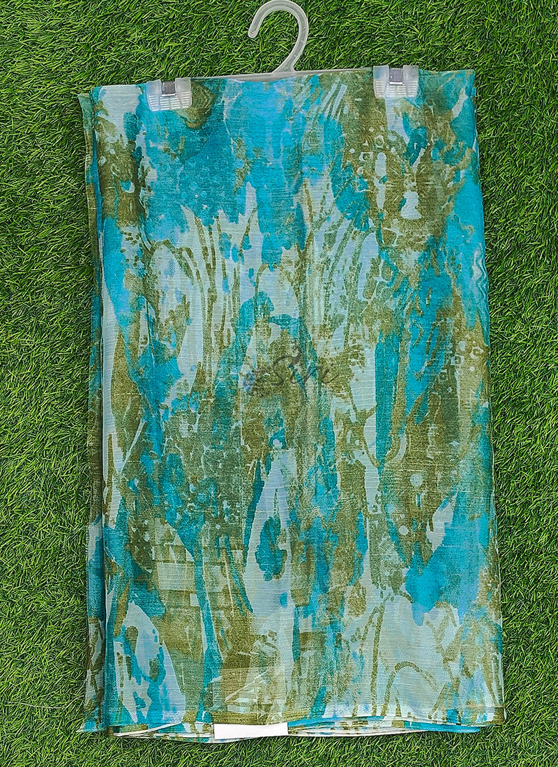 Latest Beautiful Printed Nara Chiffon Saree