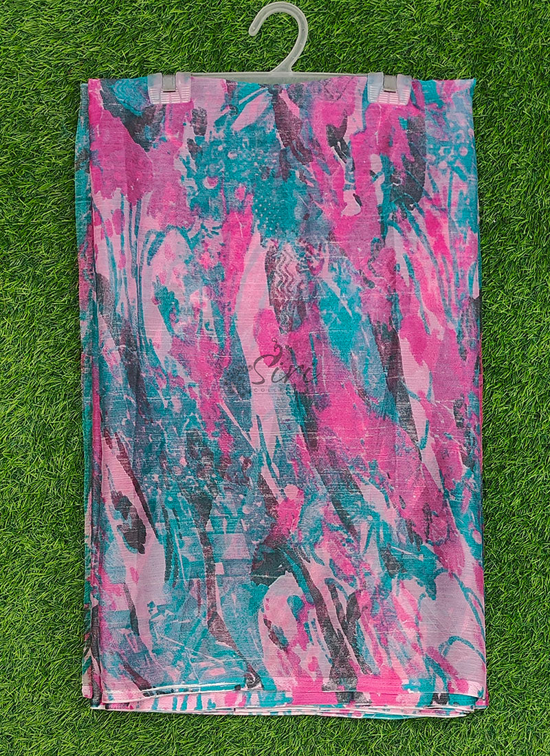 Latest Beautiful Printed Nara Chiffon Saree