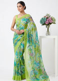 Latest Beautiful Printed Nara Chiffon Saree